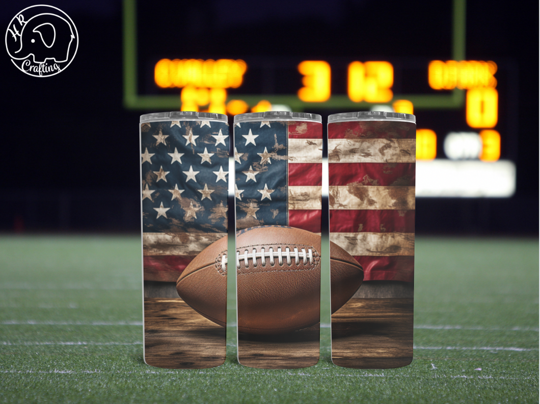 All American Football Tumbler